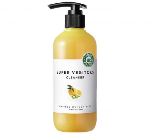 Wonder Bath Super Vegitoks Cleanser Yellow Детокс-очищение для проблемной кожи 300мл