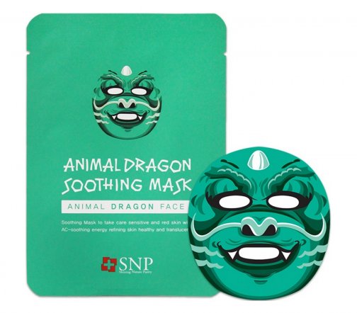 SNP Animal Маска успокаивающая для лица Dragon 25мл