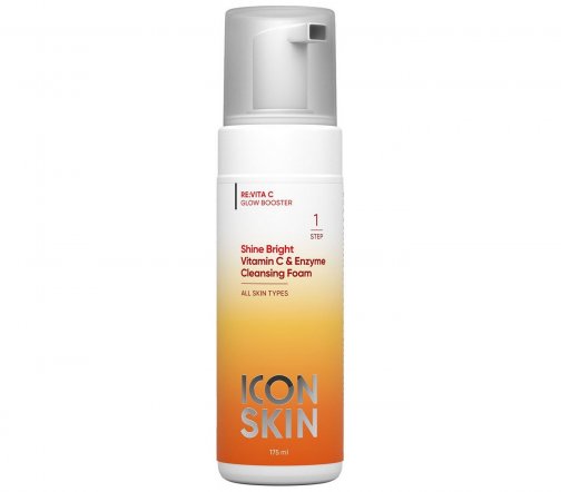 Icon Skin Пенка для умывания с витамином С и энзимами Shine Bright 175мл