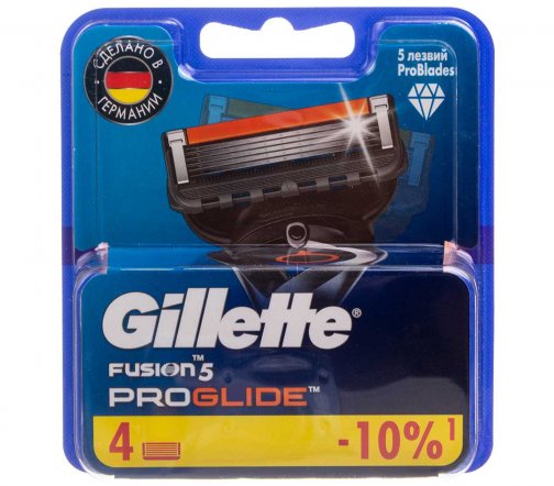 Gillette Fusion5 ProGlide Кассета сменная 4шт