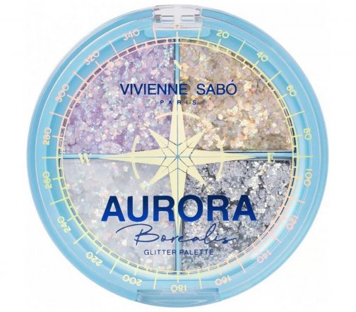 Vivienne Sabo Палетка глиттеров Aurora Borealis 01