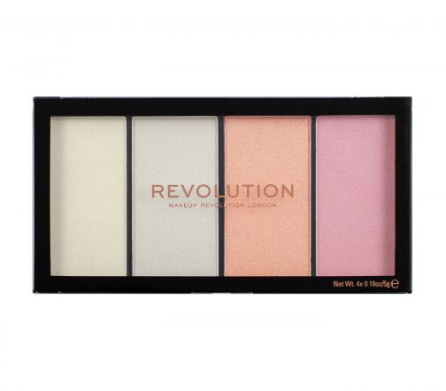 Makeup Revolution Палетка хайлайтеров Reloaded Lustre Lights Cool