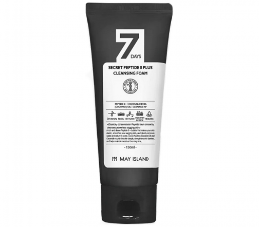 May Island 7 Days Пенка для умывания лица Secret Peptide 8 Plus 150мл