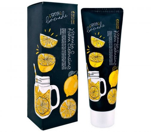 3W Clinic Vitamin C Пенка для умывания лица очищающая 100мл