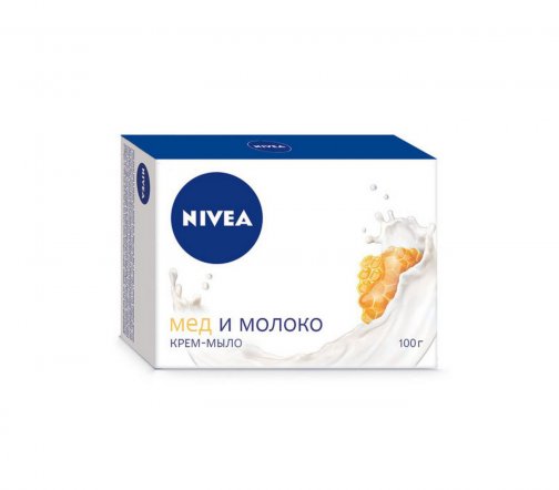 Nivea Крем-Мыло Мед и Молоко 100г