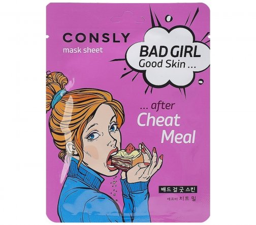 Consly Bad Girl Маска тканевая После читмила 23мл