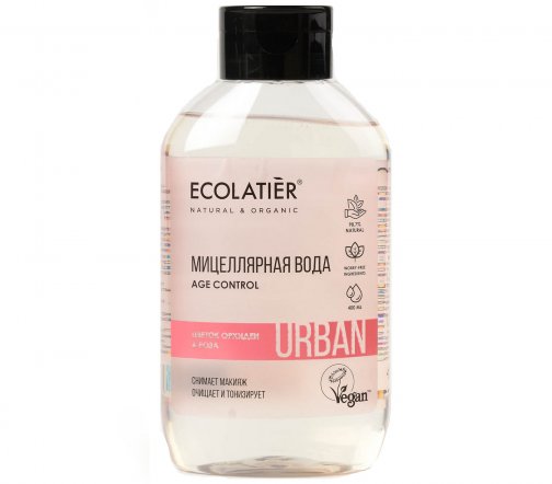 Ecolatier Urban Вода мицеллярная Цветок орхидеи и роза