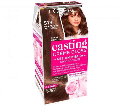 L'Oreal Paris Casting Creme Gloss Краска для волос 513 Морозный капучино