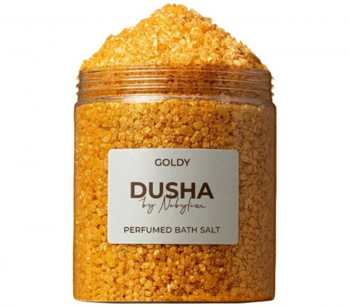 Dusha by Nebyliza Соль для ванны с шимером Goldy (Голди) 600гр