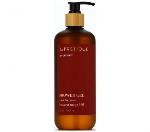 La Poetique Гель парфюмированный для душа Baccarat Rouge 540 500мл