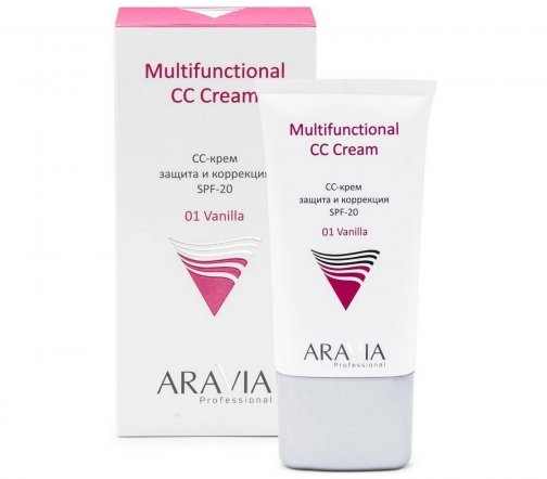 Aravia Professional CC-крем защитный Защита и коррекция SPF20