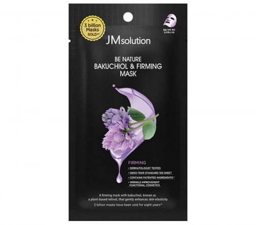 JMSolution Маска тканевая укрепляющая для лица Каленжула и бакучиол 24мл