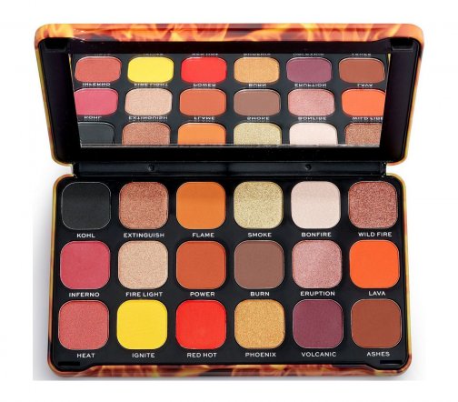 Makeup Revolution Палетка теней для век Forever Flawless Fire