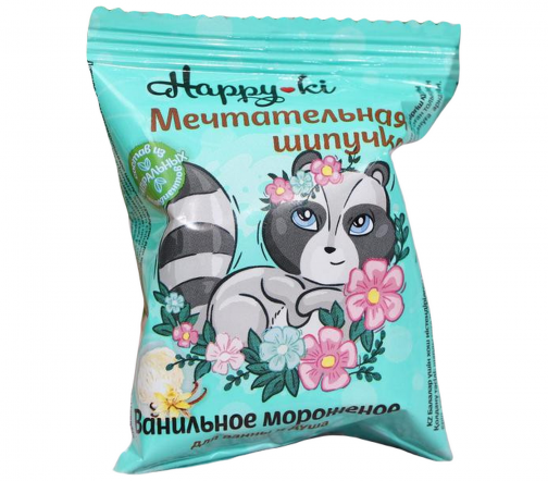 Laboratory Katrin Happy-ki Средство шипучее для ванн Мечтательная шипучка Ванильное мороженое 40гр