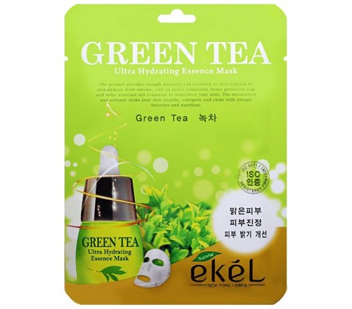 Ekel Маска тканевая для лица Green Tea 25мл