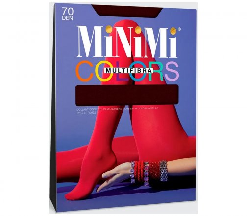 Minimi Колготки Multifibra Colors 3D 70 den  (Винный)