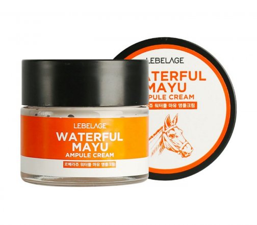 Lebelage Ampule Cream Waterful Mayu Крем для лица с лошадиным маслом увлажняющий 70мл
