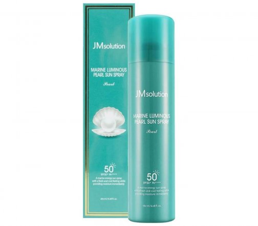 JMsolution Marine Luminous Pearl Спрей солнцезащитный с экстрактом жемчуга SPF50 180мл