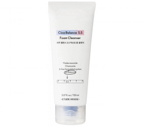 Etude House Cica Balance 5.5 Foam Cleanser Пенка для умывания 150мл