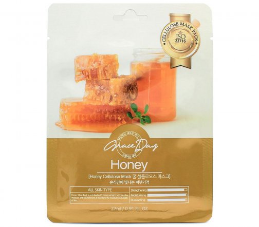 Grace Day Honey Маска тканевая для лица с экстрактом меда 27мл