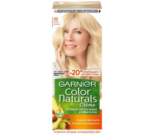 Garnier Color Naturals Крем-краска для волос 10 Белое солнце