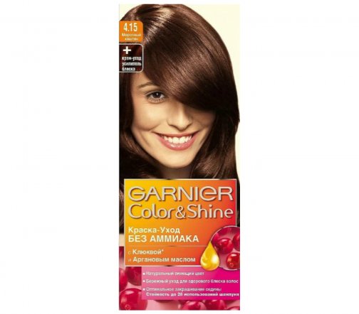 Garnier Color&Shine Краска для волос 4.15 Морозный каштан