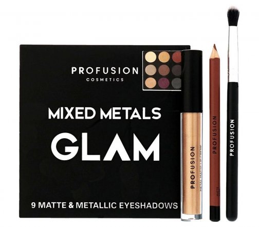 Profusion Набор для макияжа глаз и губ Mixed Metals Glam