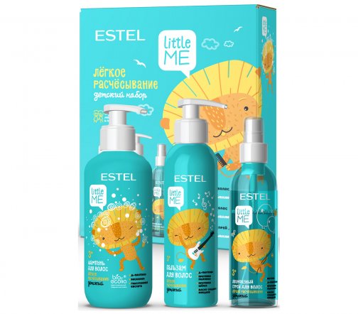 Estel Little Me Набор Легкое расчесывание Шампунь 300мл+Бальзам 250мл+Спрей 200мл