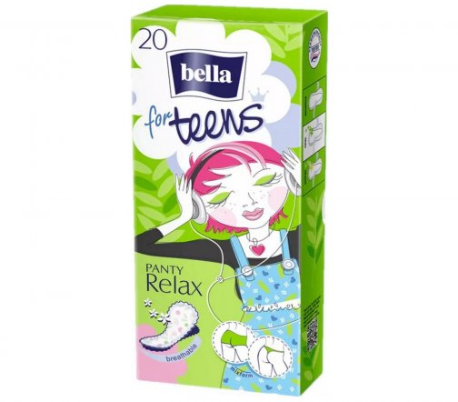 Bella Прокладки гигиенические ежедневные для подростков Panty Relax 20шт