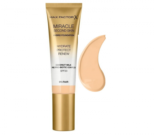 Max Factor Тональная основа Miracle Second Skin Foundation