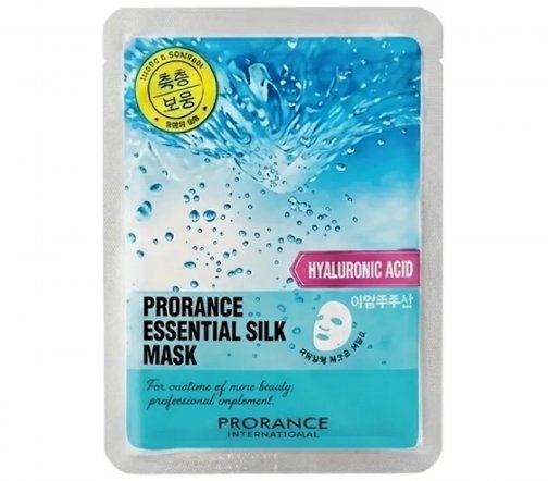 Prorance Essential Silk Маска тканевая шелковая увлажняющая с гиалуроновой кислотой 25мл