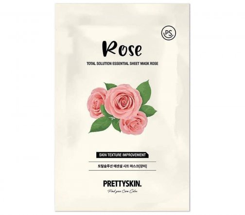 PrettySkin Total Solution Маска тканевая для лица Роза 23гр