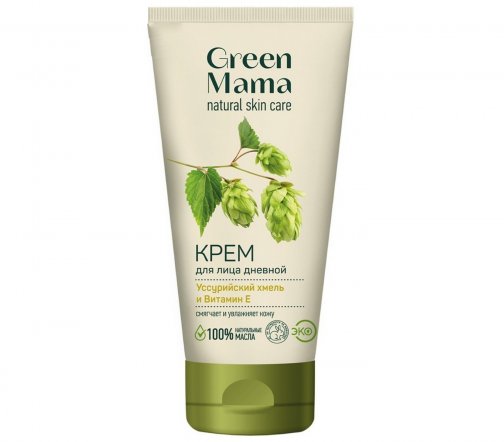 Green Mama Формула Тайги Крем дневной для лица Уссурийский хмель и витамин Е 100мл