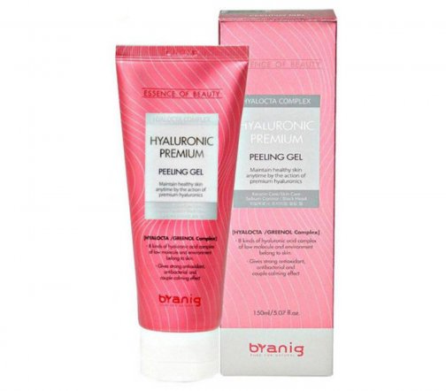 Branig Hyaluronic Premium Пилинг-гель для лица с гиалуроновой кислотой 150мл