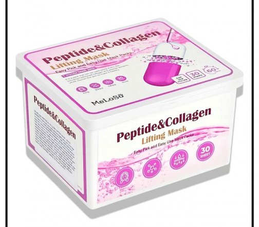 Meloso Mask Lifting Peptide&Collagen Маска-лифтинг для лица с пептидами и коллагеном,