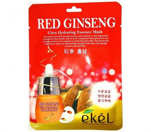 Ekel Маска тканевая для лица Red Ginseng 25мл
