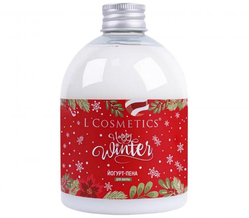 L'Cosmetics Happy Winter Йогурт-пена расслабляющая для ванны 500мл
