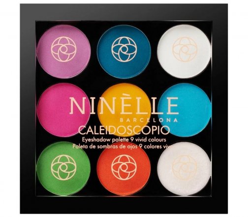 Ninelle Палетка теней для век 9 ярких оттенков Caledoscopio 525 Мультицветный