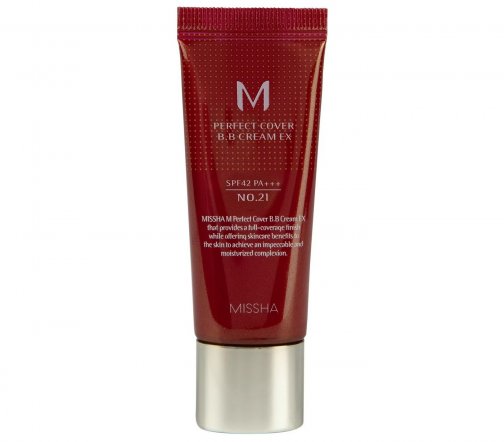 Missa M Perfect Cover BB Cream RХ Тональный BB крем Естественное покрытие SPF42 PA+++ тон 21 20 мл