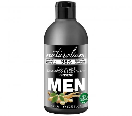 Naturalium Emotions Men Шампунь для волос и гель для душа Женьшень 400мл