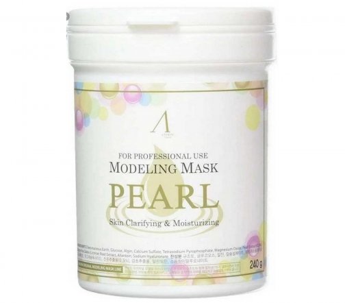 Anskin Modeling Mask Pearl Original Маска альгинатная моделирующая с экстрактом жемчуга 240гр