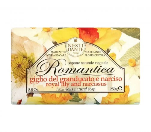 Nesti Dante Romantica Мыло Королевская лилия и Нарцисс 250гр
