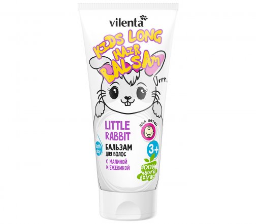 Vilenta Бальзам детский для волос Little Rabbit Малина и Ежевика 200мл