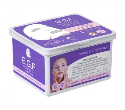 Grace Day Morning EGF Набор тканевых масок с EGF 30шт