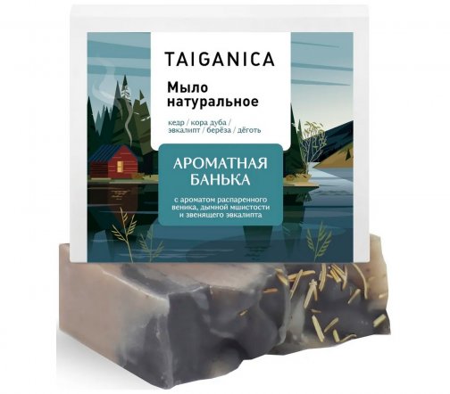 Taiganica Мыло натуральное Ароматная банька 90гр