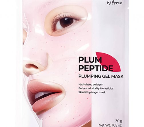 Isntree Plum Peptide Plumping Gel Mask Маска для лица гидрогелевая  с пепетидами