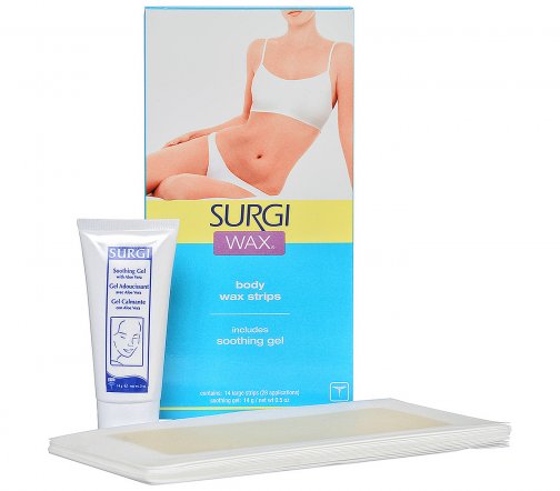 Surgi Набор полоски с воском + крем успокаивающий Honey Body