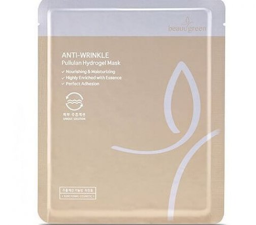 BeauuGreen Pullulan Hydrogel Mask Омолаживающая гидрогелевая маска для лица с пуллуланом