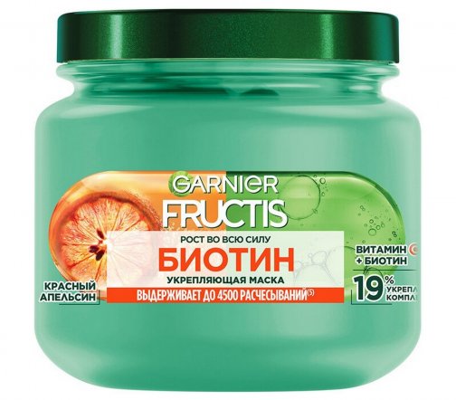 Garnier Fructis Маска укрепляющая Рост во всю силу Биотин 320мл