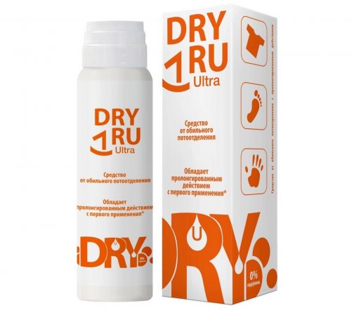 Dry Ru Ultra (Ру Ультра) Средство от обильного потоотделения с пролонгированным действием 50мл